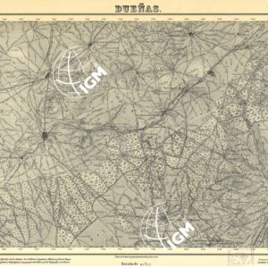 MAPA TOPOGRAFICA DE ESPANA - Dunenas