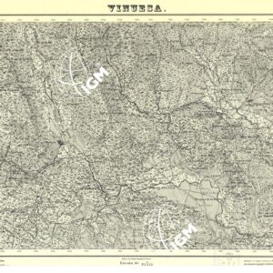 MAPA TOPOGRAFICA DE ESPANA - Vinuesa