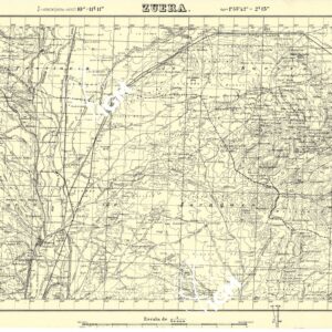 MAPA TOPOGRAFICA DE ESPANA - Zuera