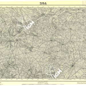 MAPA TOPOGRAFICA DE ESPANA - Roa