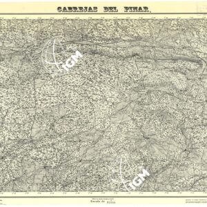 MAPA TOPOGRAFICA DE ESPANA - Cabrejas del Pinar