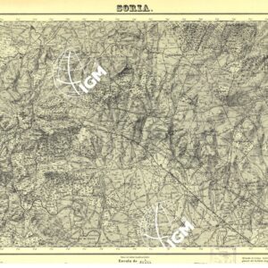 MAPA TOPOGRAFICA DE ESPANA - Soria
