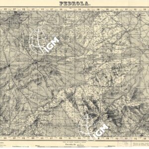 MAPA TOPOGRAFICA DE ESPANA - Pedrola