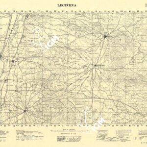 MAPA TOPOGRAFICA DE ESPANA - Lecinena