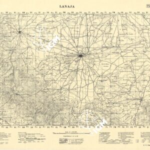 MAPA TOPOGRAFICA DE ESPANA - Lanaja