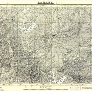 MAPA TOPOGRAFICA DE ESPANA - Lanaja