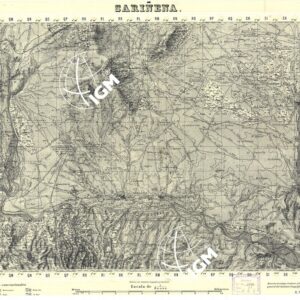 MAPA TOPOGRAFICA DE ESPANA - Sarinena