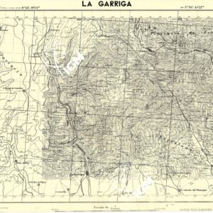 MAPA TOPOGRAFICA DE ESPANA - La Garriga