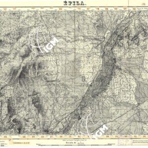 MAPA TOPOGRAFICA DE ESPANA - Epila