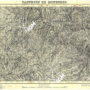 MAPA TOPOGRAFICA DE ESPANA - Castejon de Monegros