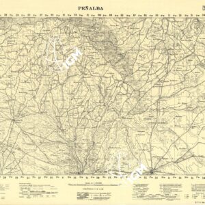 MAPA TOPOGRAFICA DE ESPANA - Penalba