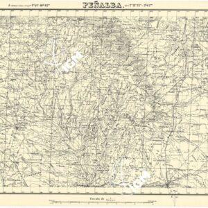 MAPA TOPOGRAFICA DE ESPANA - Penalba