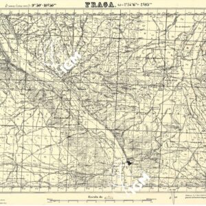 MAPA TOPOGRAFICA DE ESPANA - Praga