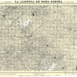 MAPA TOPOGRAFICA DE ESPANA - La Almunia de Dona Codina