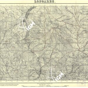 MAPA TOPOGRAFICA DE ESPANA - Longares
