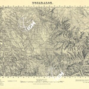 MAPA TOPOGRAFICA DE ESPANA - Bujaraloz
