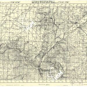 MAPA TOPOGRAFICA DE ESPANA - Mequinenza