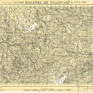 MAPA TOPOGRAFICA DE ESPANA - Espluga de Francoli