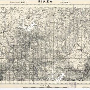 MAPA TOPOGRAFICA DE ESPANA - Riaza