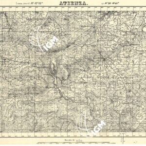 MAPA TOPOGRAFICA DE ESPANA - Atienza