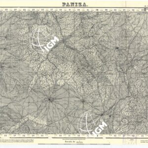 MAPA TOPOGRAFICA DE ESPANA - Paniza