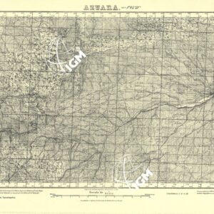 MAPA TOPOGRAFICA DE ESPANA - Azuara