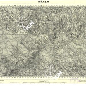 MAPA TOPOGRAFICA DE ESPANA - Hijar