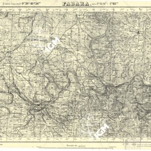 MAPA TOPOGRAFICA DE ESPANA - Fabara