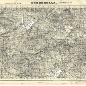 MAPA TOPOGRAFICA DE ESPANA - Cornudella