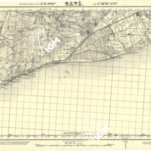 MAPA TOPOGRAFICA DE ESPANA - Cavà