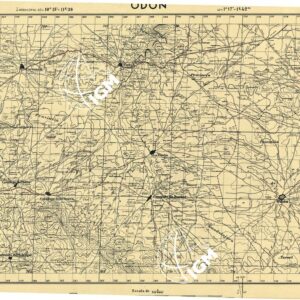 MAPA TOPOGRAFICA DE ESPANA - Odon