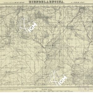 MAPA TOPOGRAFICA DE ESPANA - Hiendelaencina