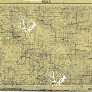 MAPA TOPOGRAFICA DE ESPANA - Used