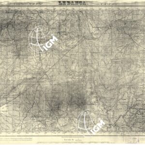 MAPA TOPOGRAFICA DE ESPANA - Ledanca