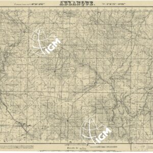 MAPA TOPOGRAFICA DE ESPANA - Ablanque