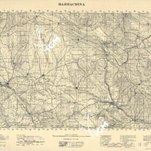 MAPA TOPOGRAFICA DE ESPANA - Barrachina