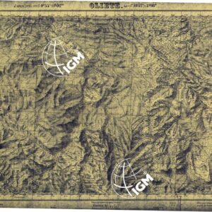 MAPA TOPOGRAFICA DE ESPANA - Oliete