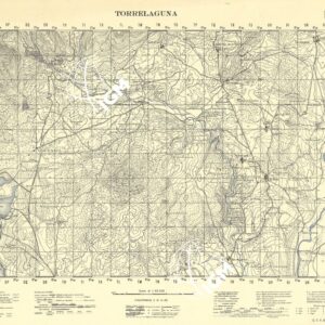 MAPA TOPOGRAFICA DE ESPANA - Torrelaguna