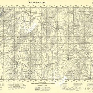 MAPA TOPOGRAFICA DE ESPANA - Marchamalo