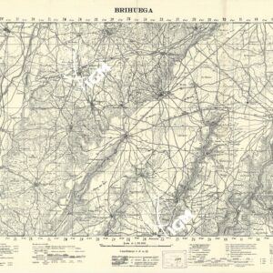 MAPA TOPOGRAFICA DE ESPANA - Brihuega