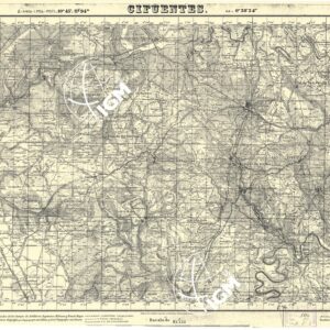 MAPA TOPOGRAFICA DE ESPANA - Cifuentes