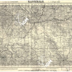 MAPA TOPOGRAFICA DE ESPANA - Zaorejas