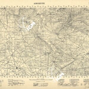 MAPA TOPOGRAFICA D ESPANA - Argente
