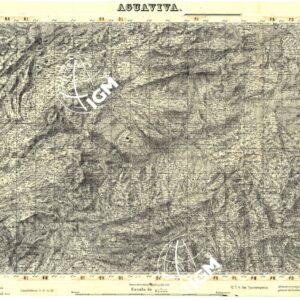 MAPA TOPOGRAFICA DE ESPANA - Aguaviva