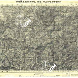 MAPA TOPOGRAFICA DE ESPANA - Penarroya de Tastavins