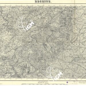 MAPA TOPOGRAFICA DE ESPANA - Beceite