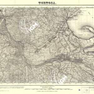MAPA TOPOGRAFICA DE ESPANA - Tortosa