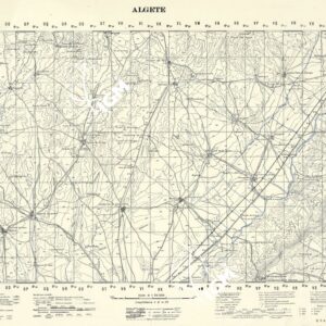 MAPA TOPOGRAFICA DE ESPANA - Algete
