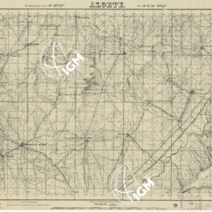 MAPA TOPOGRAFICA DE ESPANA - Algete
