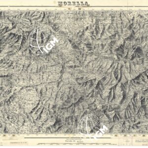 MAPA TOPOGRAFICA DE ESPANA - Morella